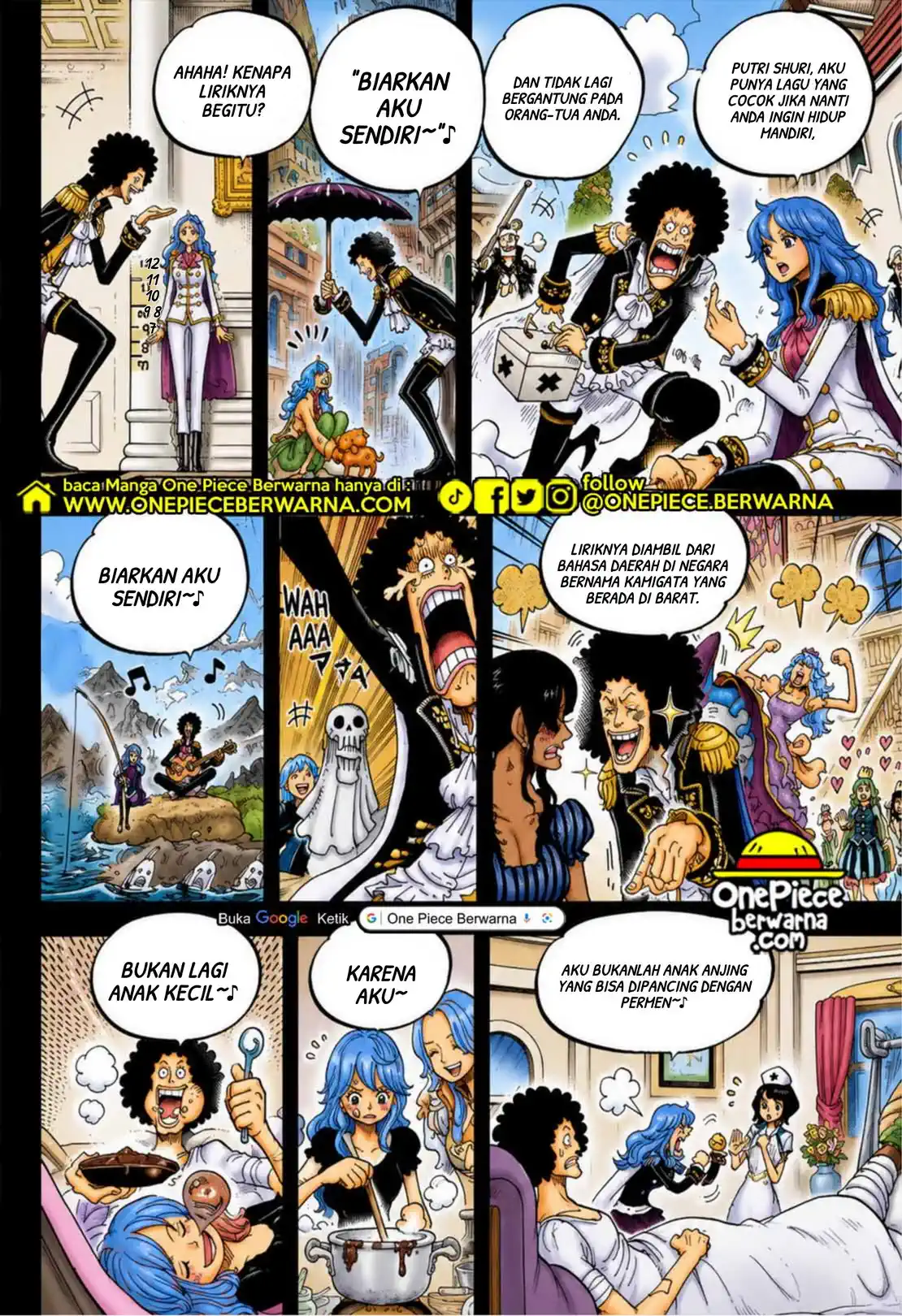 One Piece berwarna 1185 1186 1187 bahasa indonesia